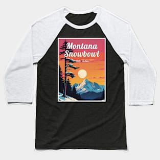 Montana Snowbowl ski Montana USA Baseball T-Shirt